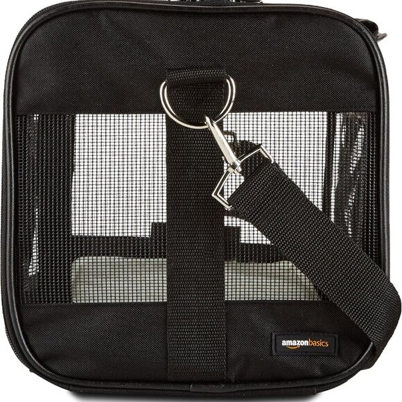 Soft-Sided Mesh Pet Travel Carrier for Dog, Cat, Medium, 16.5" L x 10.6" W x 11" - Picture 7 of 12
